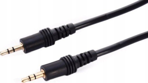 Kabllo lidhëse Jack 3.5mm - Jack 3.5mm, 1m, e zezë (LB0061)