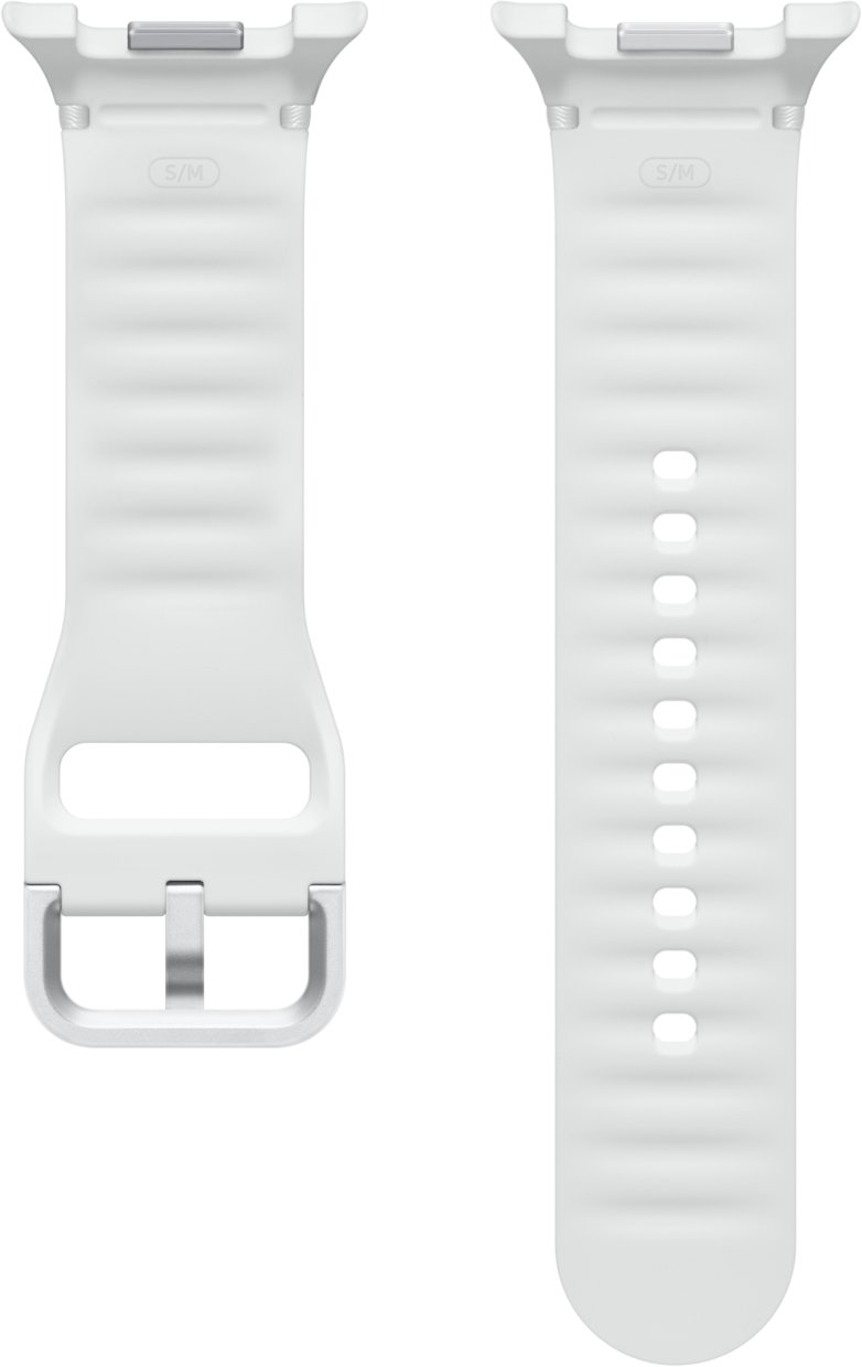 Rrip sportiv Samsung për Galaxy Watch8 Watch8 Classic S M, gomë, i bardhë