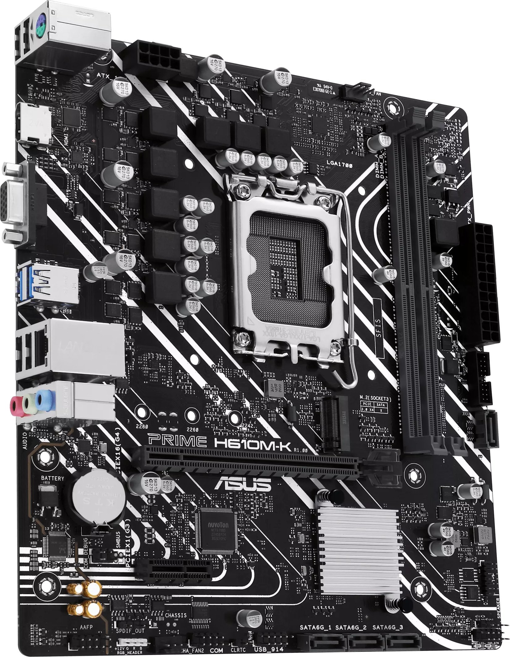 Pllakë amë Asus PRIME H610M-K, Intel 12th Gen, DDR5, mATX