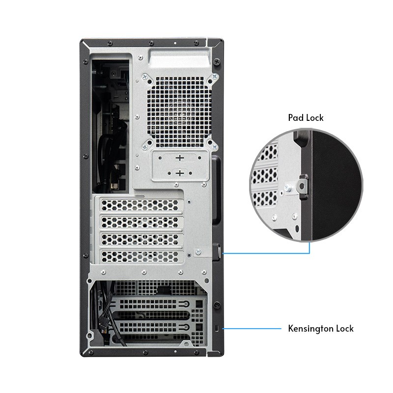 Kasa kompjuteri Chieftec MINI UNI BS-20B-OP, mini tower, e zezë