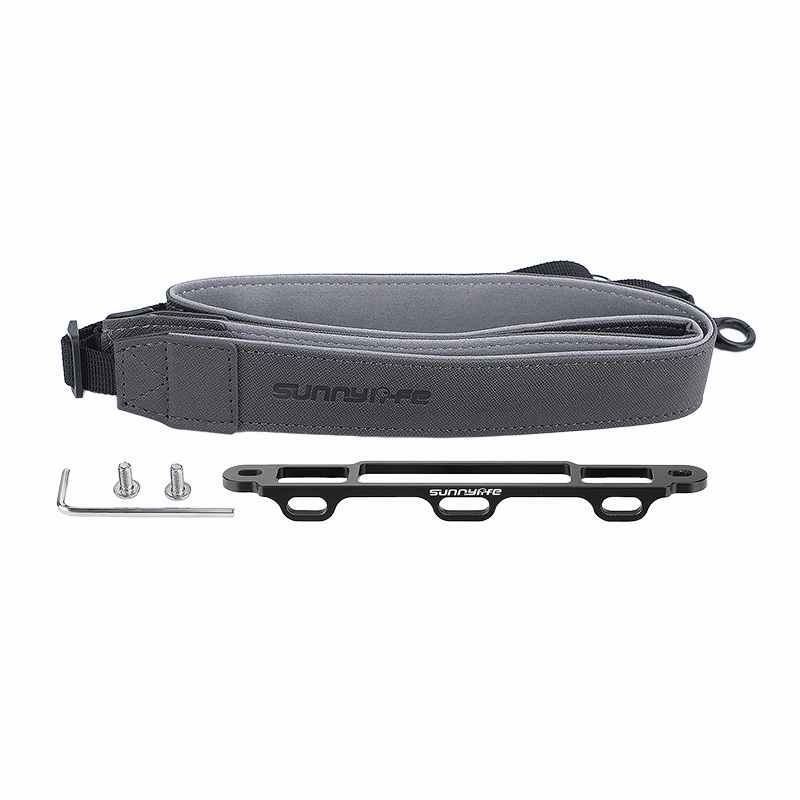 Rrip qafe për telekomandë Sunnylife DJI RC, mbajtëse alumini, i gri