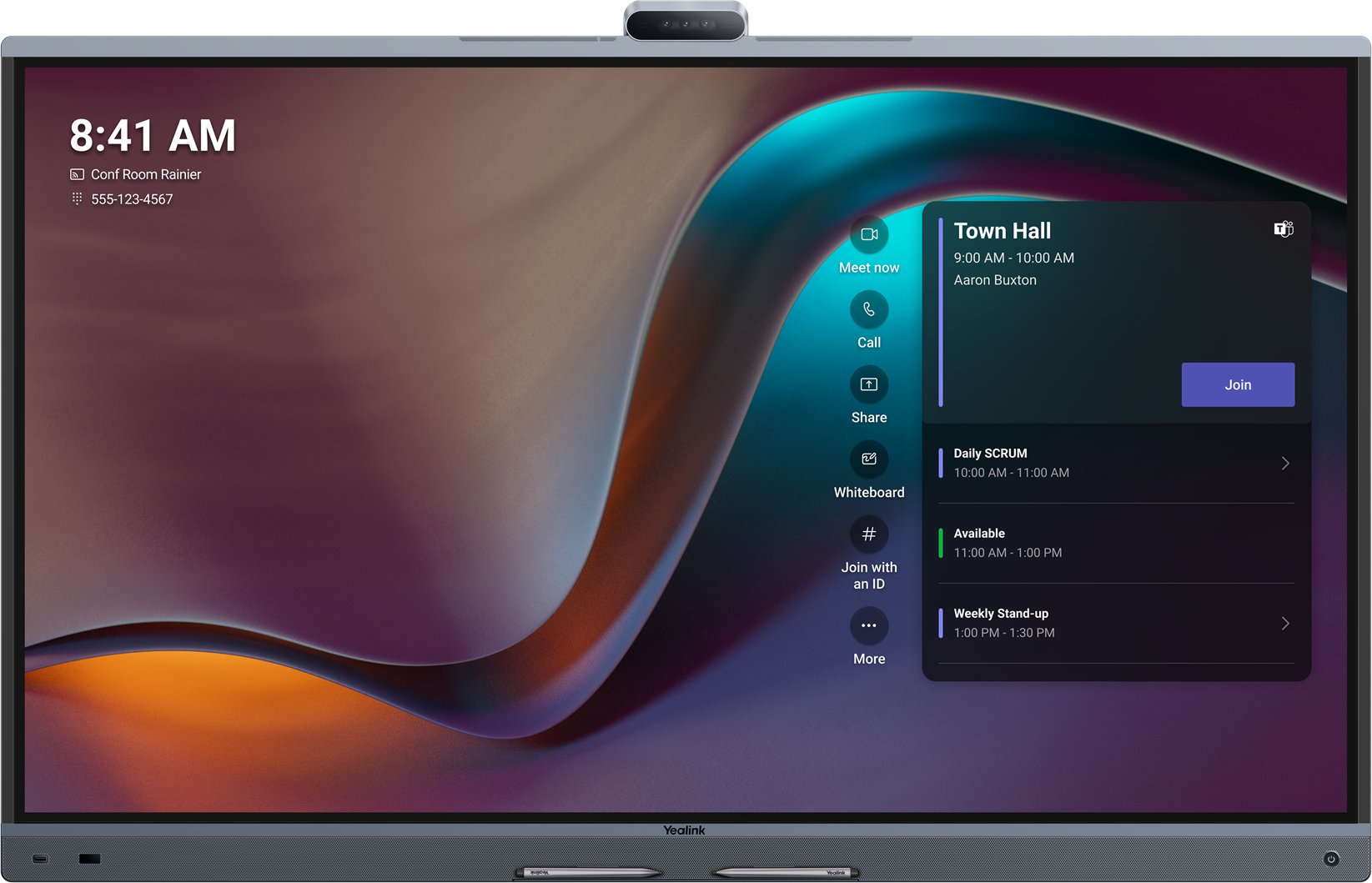 Ekran bashkëpunimi Yealink MeetingBoard 75 Pro MB75Pro A02, 75", 4K, i bardhë