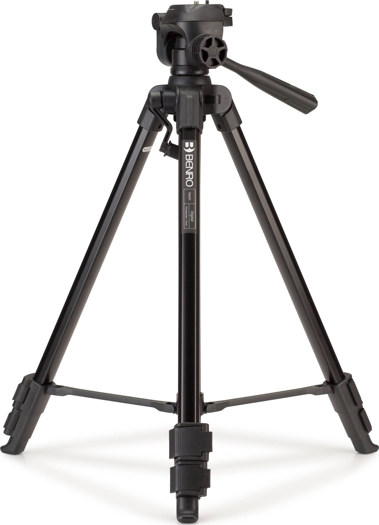 Tripod fotografik Benro T800EX, alumin, për foto dhe video, i zi
