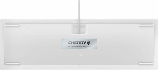 Tastierë CHERRY AK-C8112, USB, QWERTY, e bardhë
