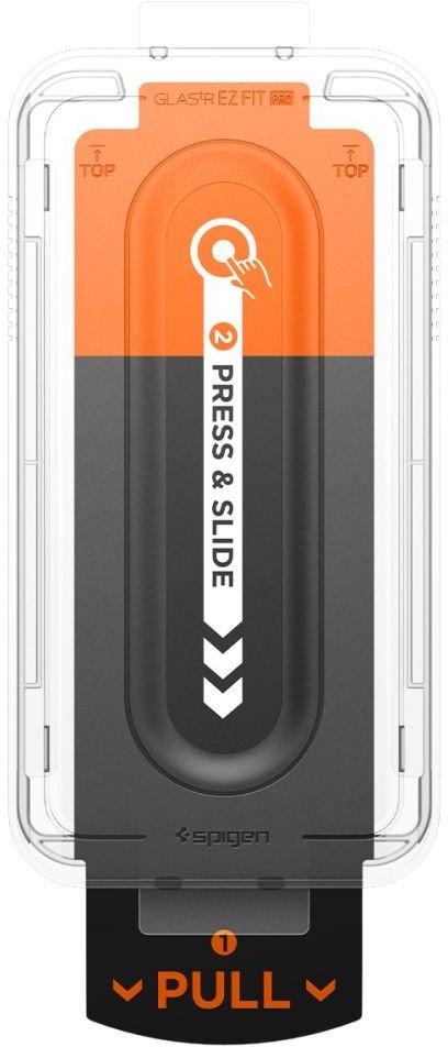 Xham mbrojtës Spigen Glas TR EZ Fit HD, 1 copë, për Samsung Galaxy S25 Edge, transparent