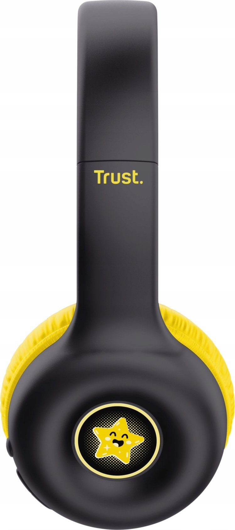 Kufje pa tela Trust NOUNA Kids, Bluetooth, kufizim volum 85 dB, të zeza