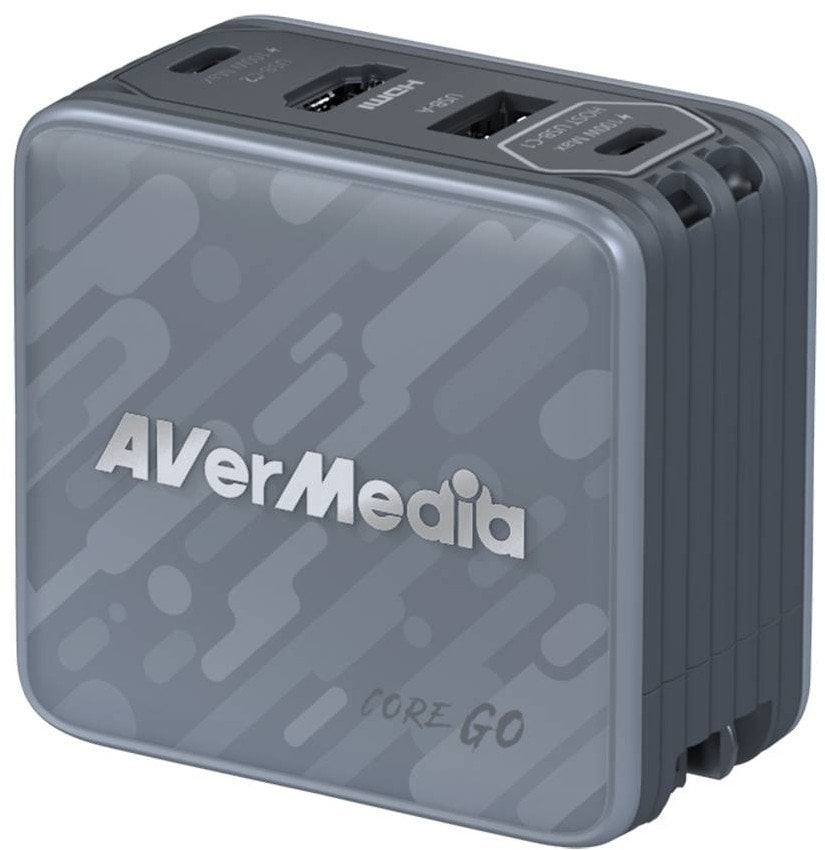 Karikues hub AVerMedia CORE GO GC313, 100W GaN, 3 porta, i bardhë