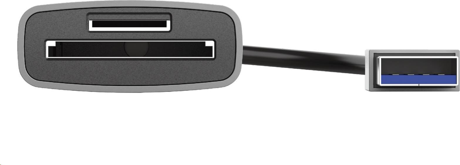 Lexues karte Trust Dalyx Fast USB, USB 3.2 Gen 1, deri 104 MB/s, gri