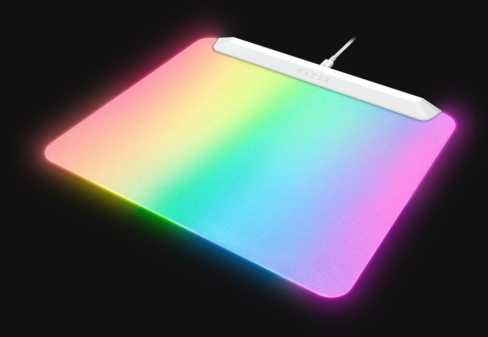 Mousepad gaming Razer Firefly V2 Pro, RGB multi zone, White Edition, i bardhë