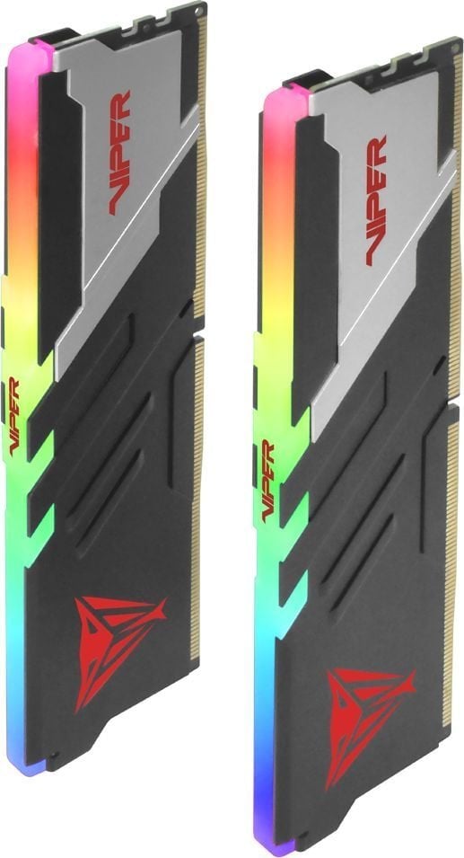 Memorie Patriot Viper Venom RGB, DDR5, 64 GB, 5600 MHz, CL40, PVVR564G560C40K