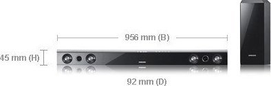 Soundbar Samsung HW-C450, 2.1, i zi