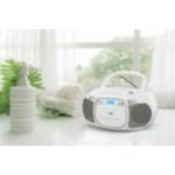 Radio JVC RC-E451W, e bardhë