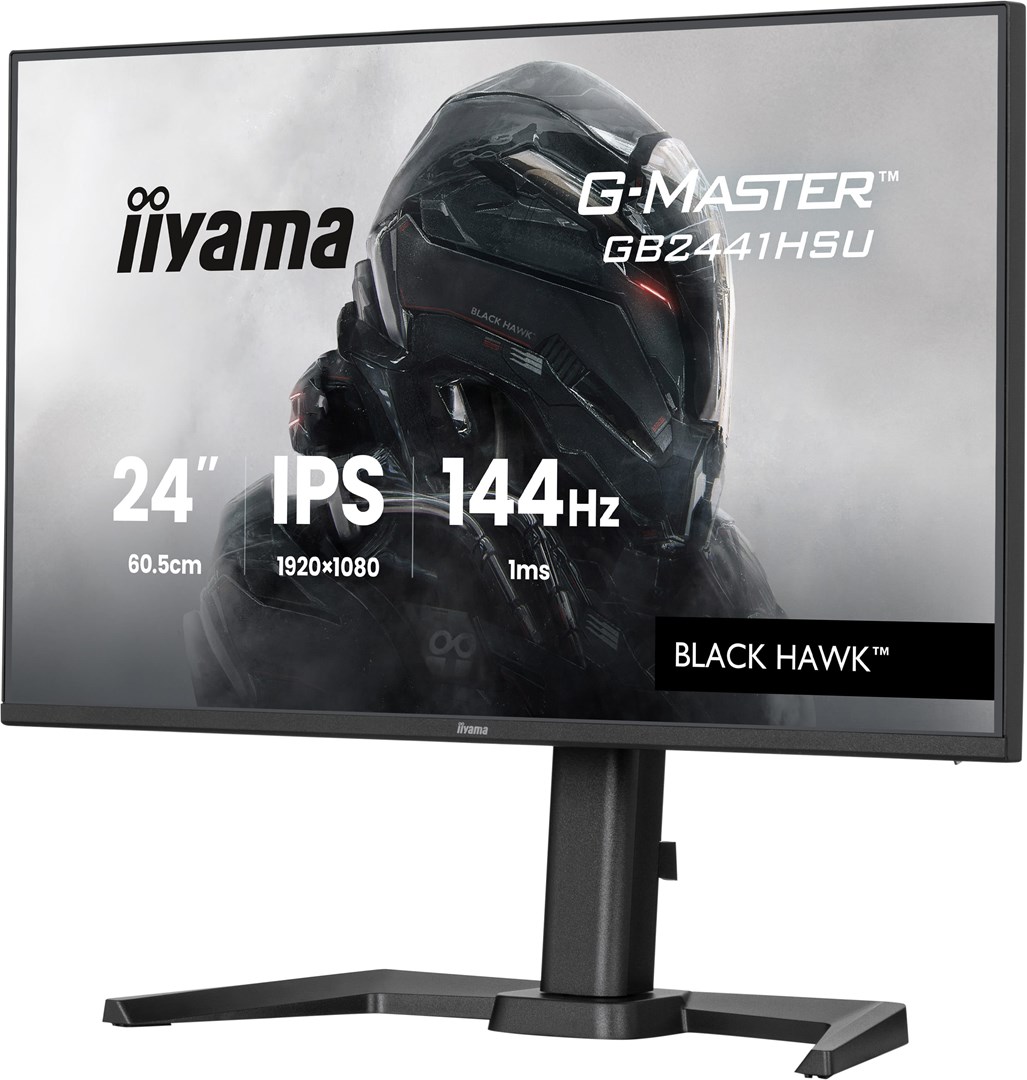 Monitor gaming Iiyama G-MASTER GB2441HSU, 24", Full HD 144Hz, i zi