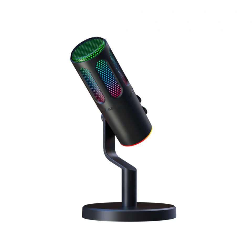 Mikrofon desktop Serioux SRXM-MIC-SU8, me kabllo, i zi