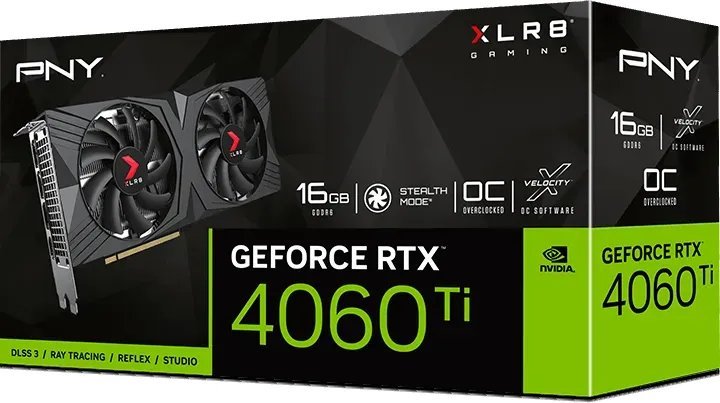 Kartelë grafike PNY GeForce RTX 4060 Ti XLR8 Gaming Verto OC 16GB GDDR6