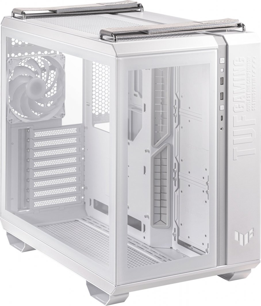 Kasë Asus TUF Gaming GT502 PLUS TG ARGB, e bardhë, Midi Tower