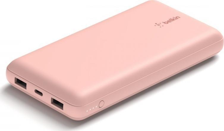 Powerbank Belkin BPB012, 20000mAh, 15W, rozë