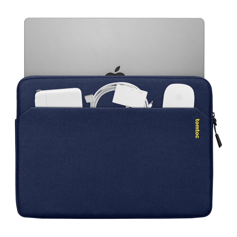 Çantë laptopi Tomtoc Light A18, 14", xhep frontal, blu e errët