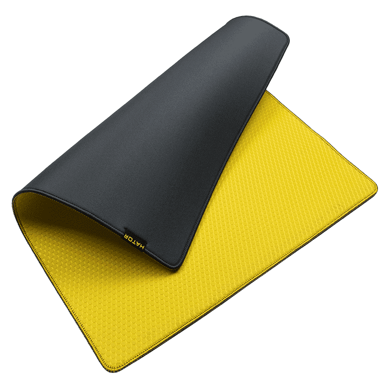 Mousepad Hator Tonn Evo L, 500 x 420 x 4mm, gri e errët