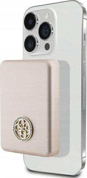 Powerbank wireless Guess GUPBM3AL4DMD, 3000mAh, 5W, gold