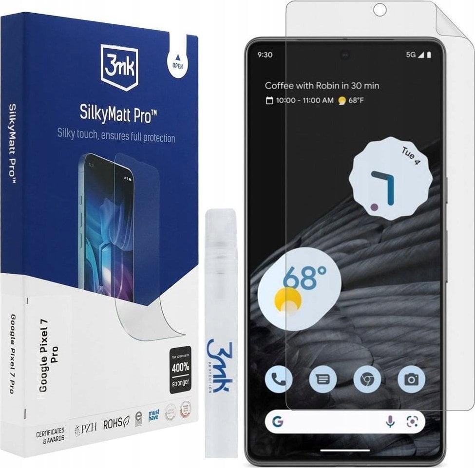 Film mbrojtës 3mk Silky Matt Pro për Google Pixel 7 Pro, mat, vetë rigjenerues