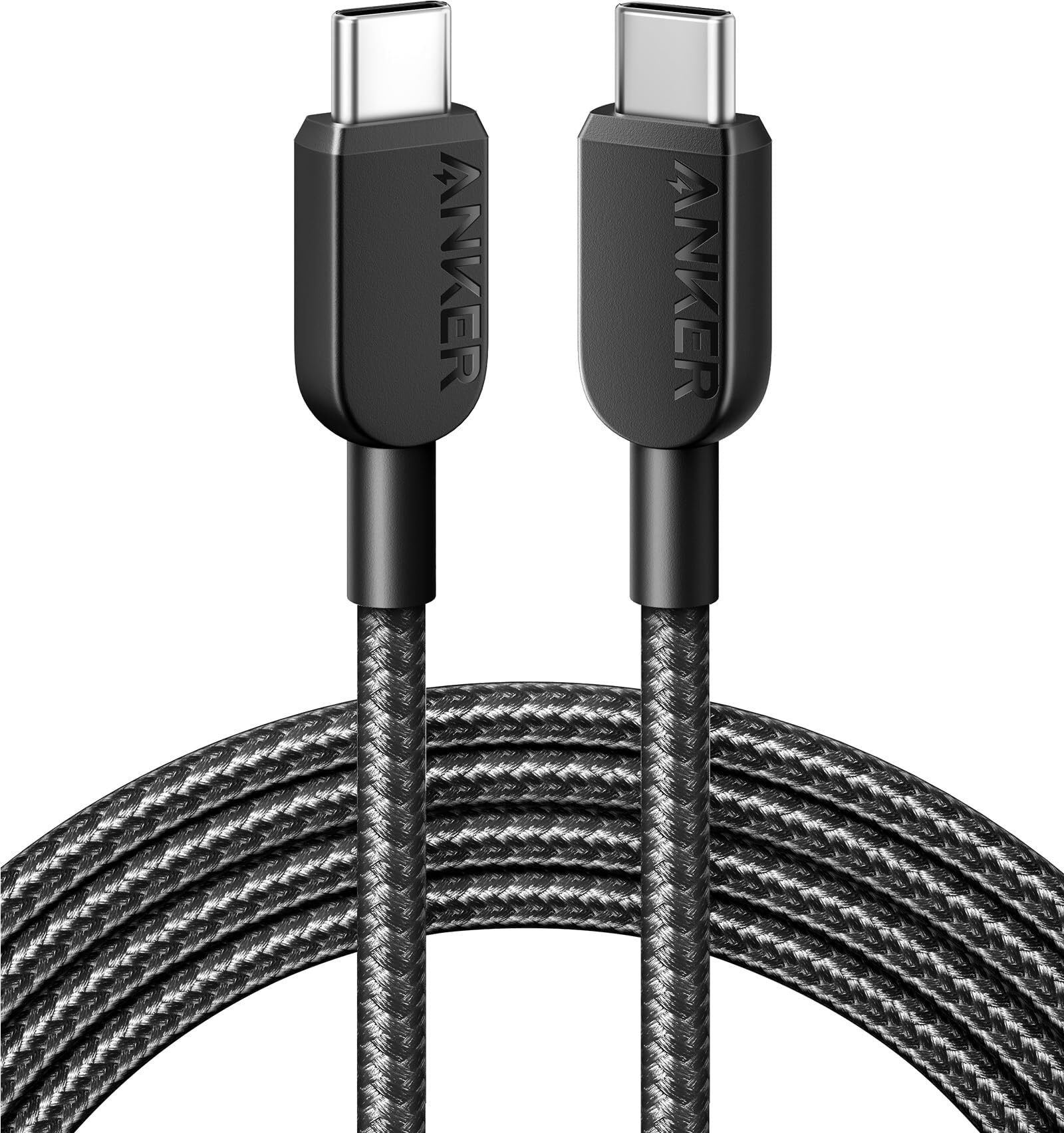 Kabllo karikimi Anker USB C në USB C, 1m, set 2 copë, e zezë