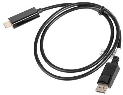 Kabllo Lanberg DisplayPort - HDMI (CA-DPHD-10CC-0010-BK), 1m, e zezë