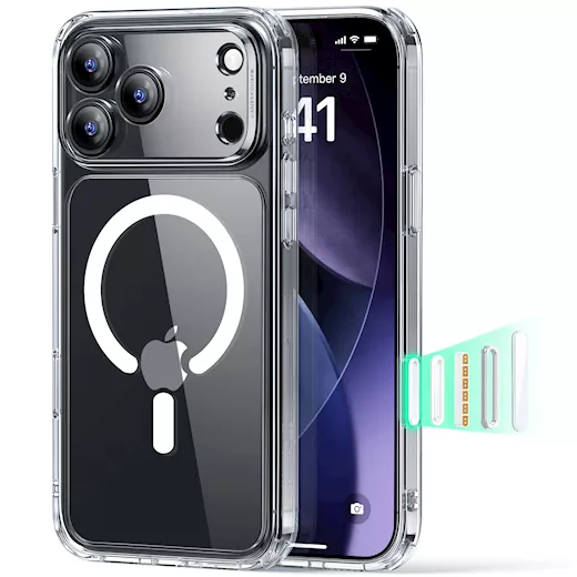 Mbrojtëse hibride për iPhone 17 Pro ESR, transparente