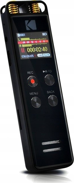 Regjistrues zanor Kodak VRC 550, memorie e brendshme, USB C, i zi