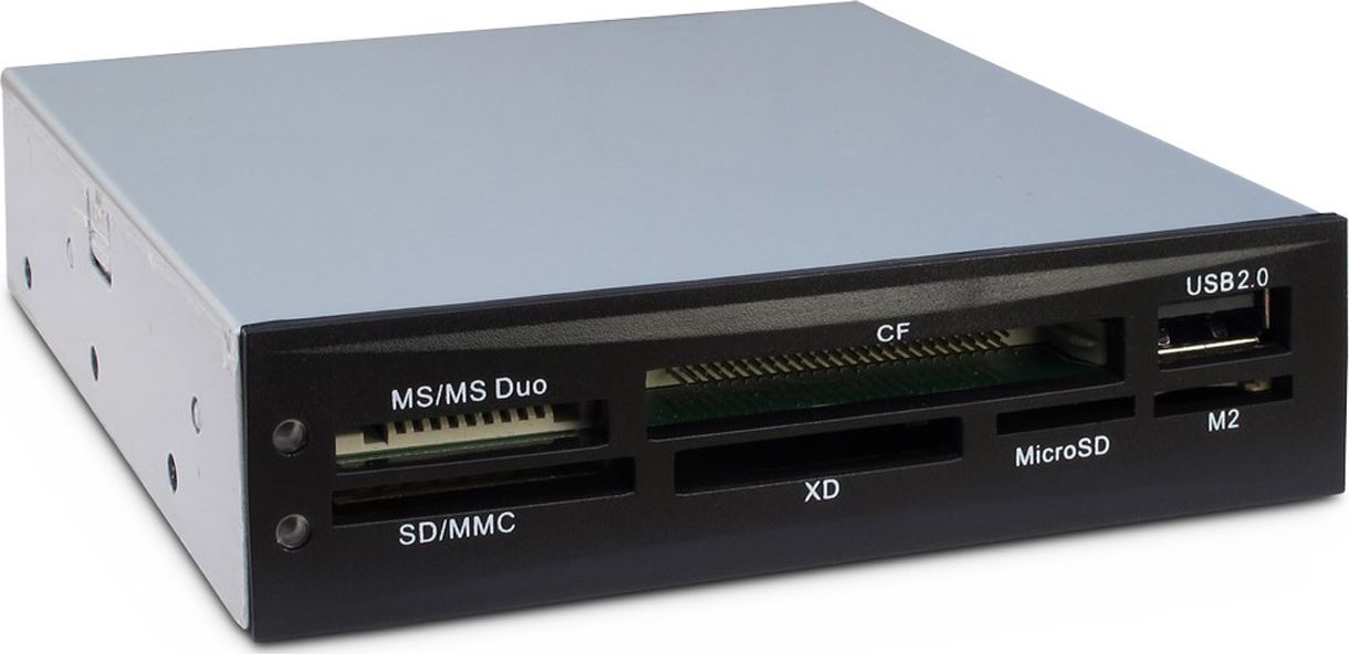 Lexues kartelash Inter-Tech CI-02, USB 2.0, 3.5", i zi