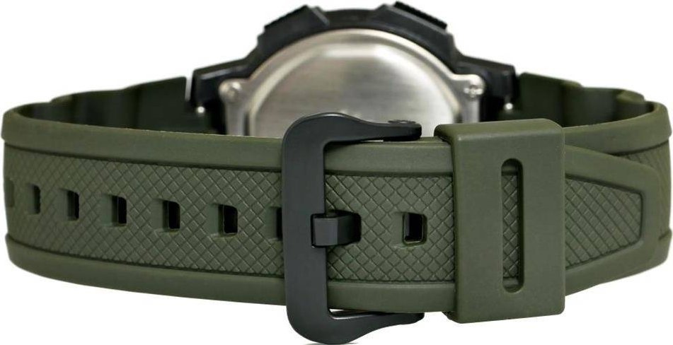 Ora digjitale Casio Illuminator AE-1000W-3A, quartz, 100m rezistente ndaj ujit, jeshile