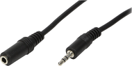 Kabllo audio LogiLink, 3.5mm në 3.5mm, 10m, e zezë