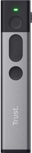 Prezantues wireless Trust Kazum 23333, lazer i kuq, alumini, i zi