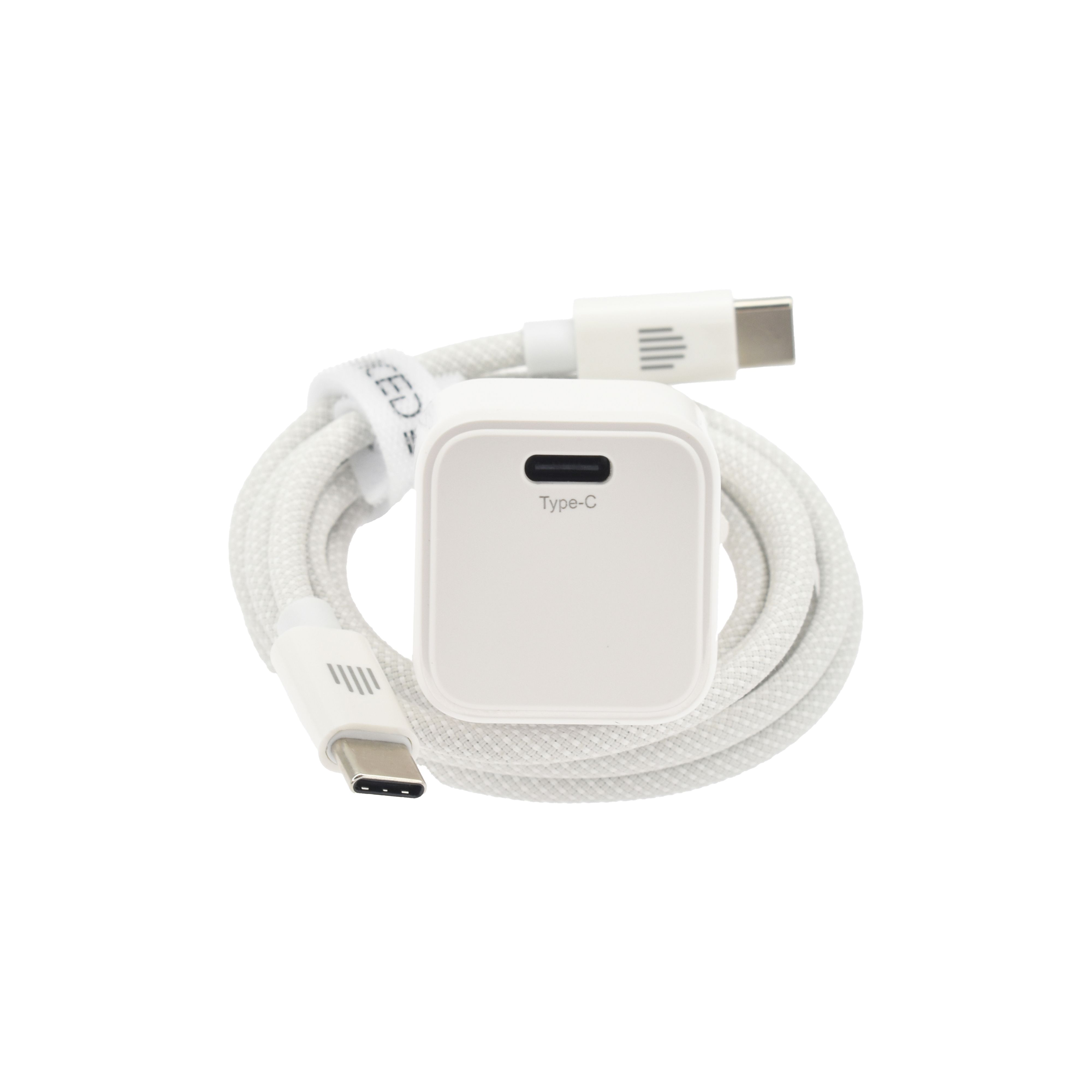 Dviced Wall Charger 30W GaN USB-C EU W Cable, White