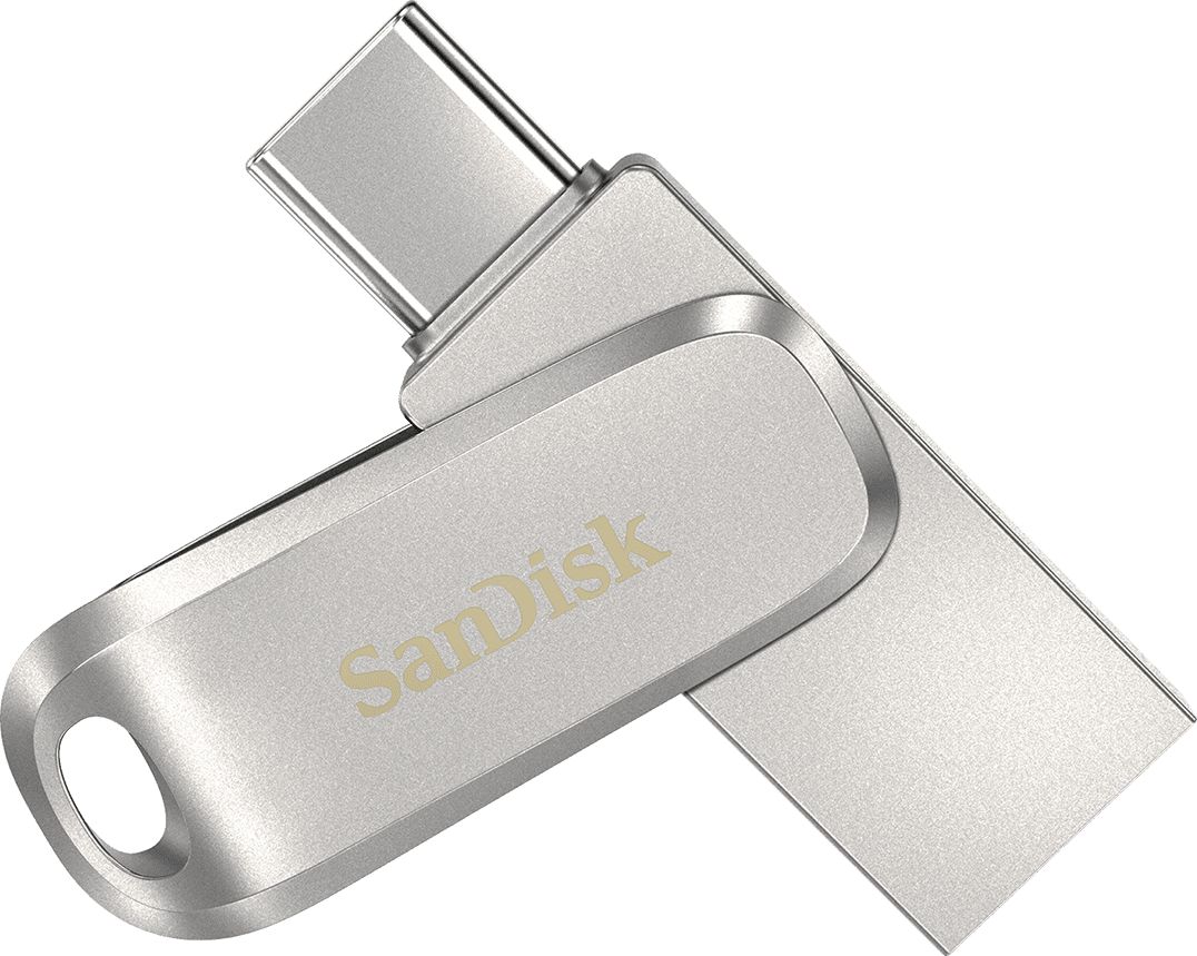 USB SanDisk Ultra Dual Drive Luxe, 512GB, USB Type C dhe USB A, metalike