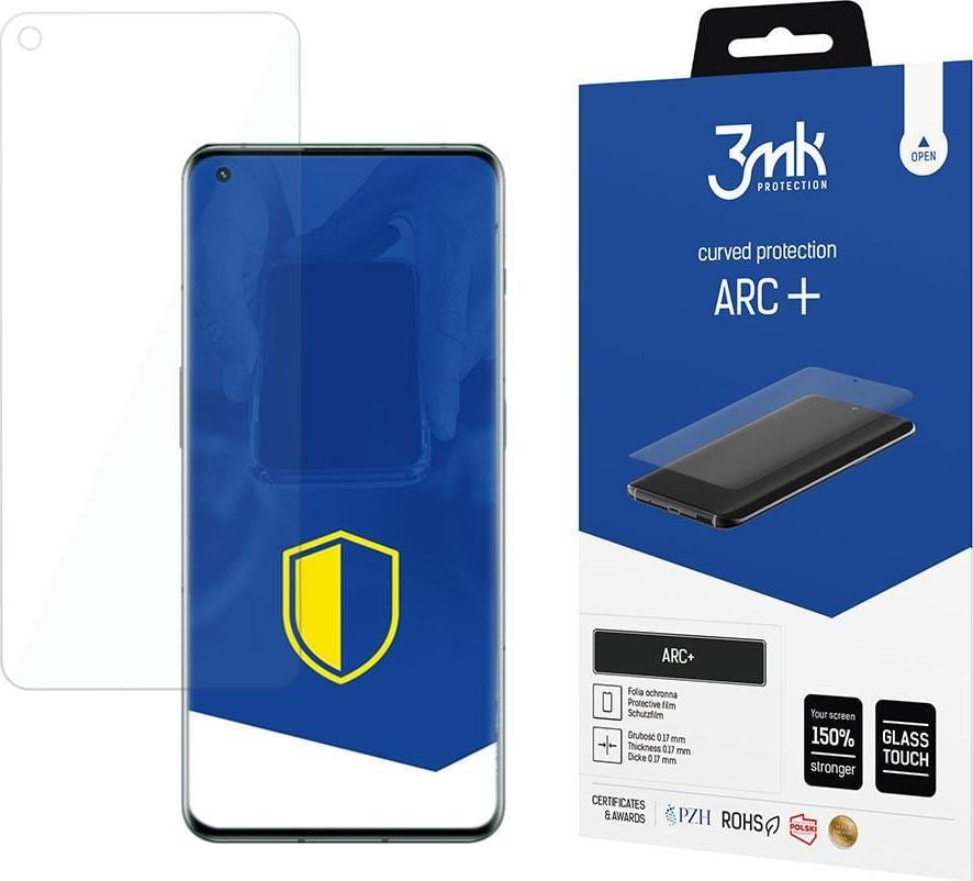 Folie mbrojtëse ekrani 3MK ARC+ për OnePlus 10 Pro 5G, transparente