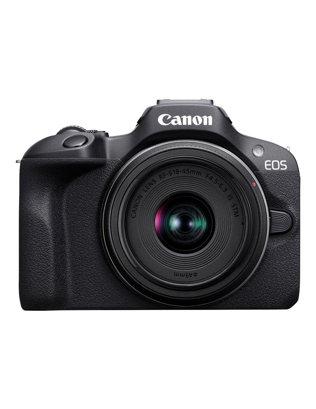 Kamerë mirrorless Canon EOS R100, KIT 18-45mm 75-300mm, e zezë