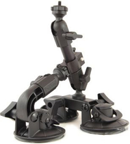 Tripod me kapëse thithëse Delkin Fat Gecko 3-Arm, montim për kamera, i zi