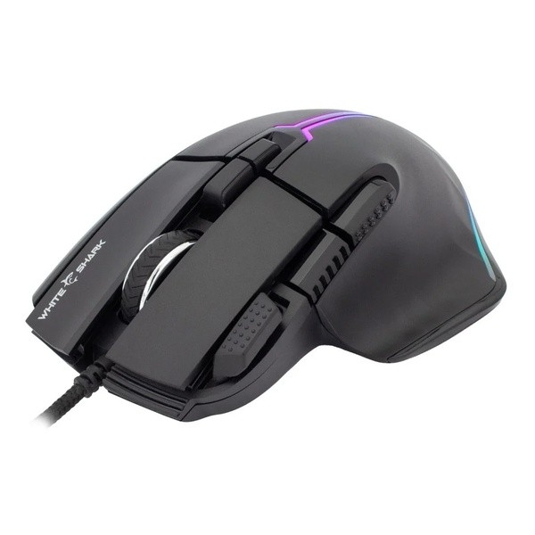 Maus Gaming White Shark Marrok Gm-9006 Black