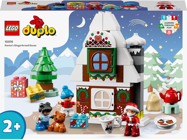 Set LEGO® DUPLO® 10976 Santa's Gingerbread House, 50 pjesë