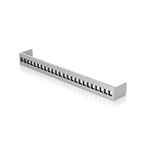 Panel Keystone Ubiquiti UACC Rack Panel Patch Blank 24, 24 porta, për raft rrjeti, i zi
