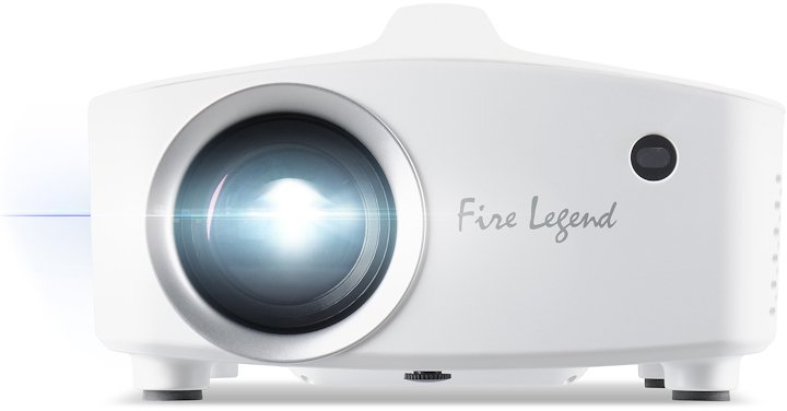 Projektor Acer Aopen QF13s, LCD, 350 ANSI lumen, i kuq