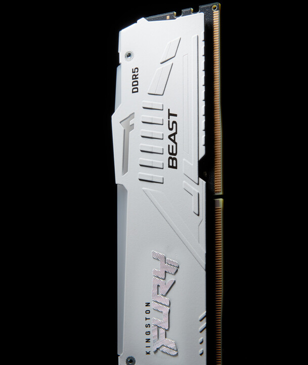 Modul i memories Kingston Fury Beast White RGB 32GB DDR5 6000 CL36, AMD EXPO