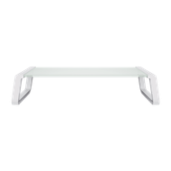 Mbajtëse për monitor Trust Monta, Tempered glass, e bardhë