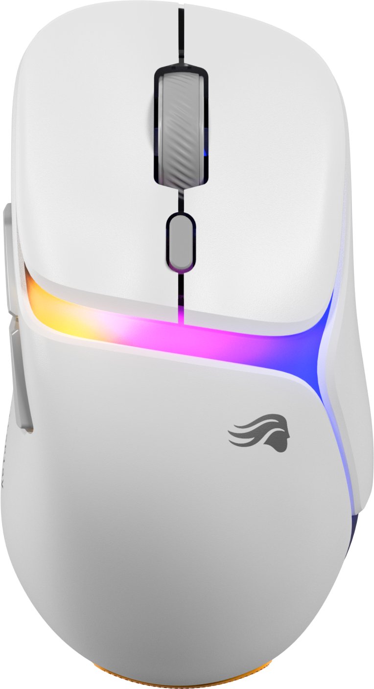 Maus lojërash Glorious Model D3 Wireless, InfinitePlay, i bardhë