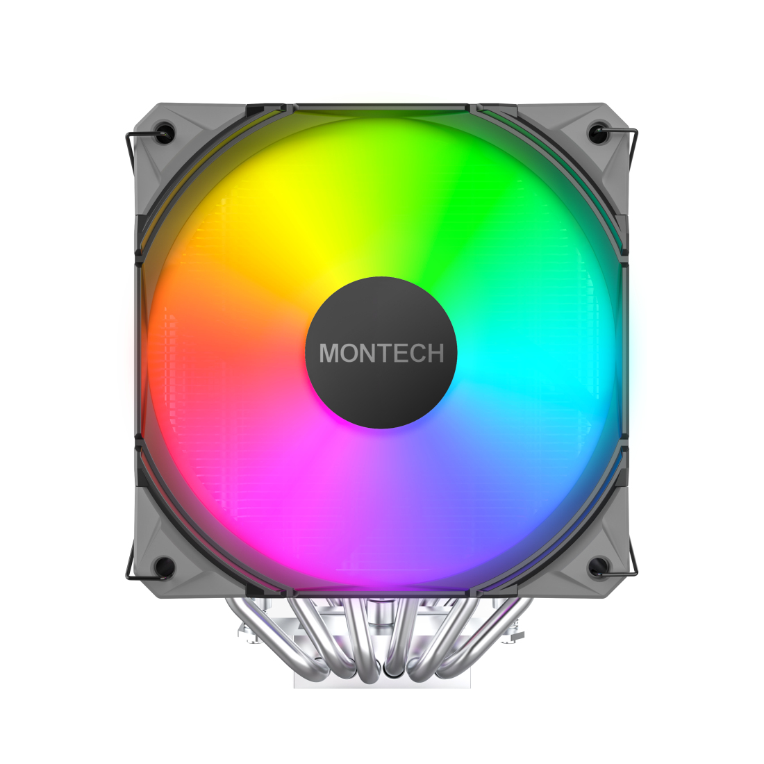 MONTECH NX600 ARGB, CPU Air Cooler, 120mm PWM, Black