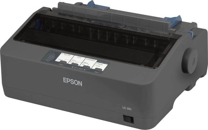 Printer matricor Epson LQ-350, 24-pin, USB paralele seriale, gri