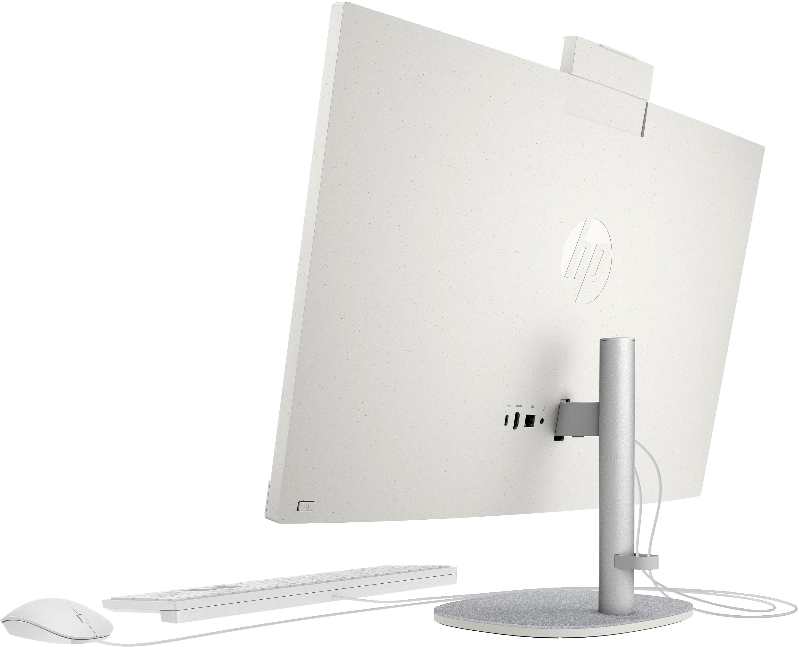 Kompjuter HP All-in-One 27-cr1001ng, 27", Intel Core Ultra 7 155U, 16GB DDR5, 512GB SSD, Intel UHD Graphics, i bardhë
