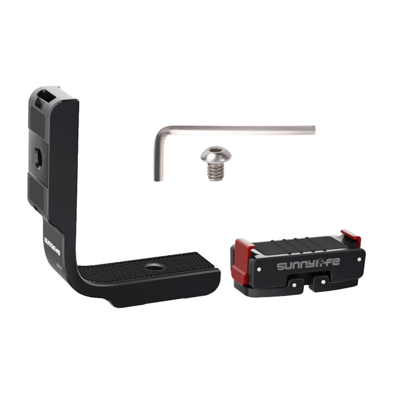 Mbajtëse L Sunnylife për DJI Osmo 360, aliazh alumini, magnetike, e zezë