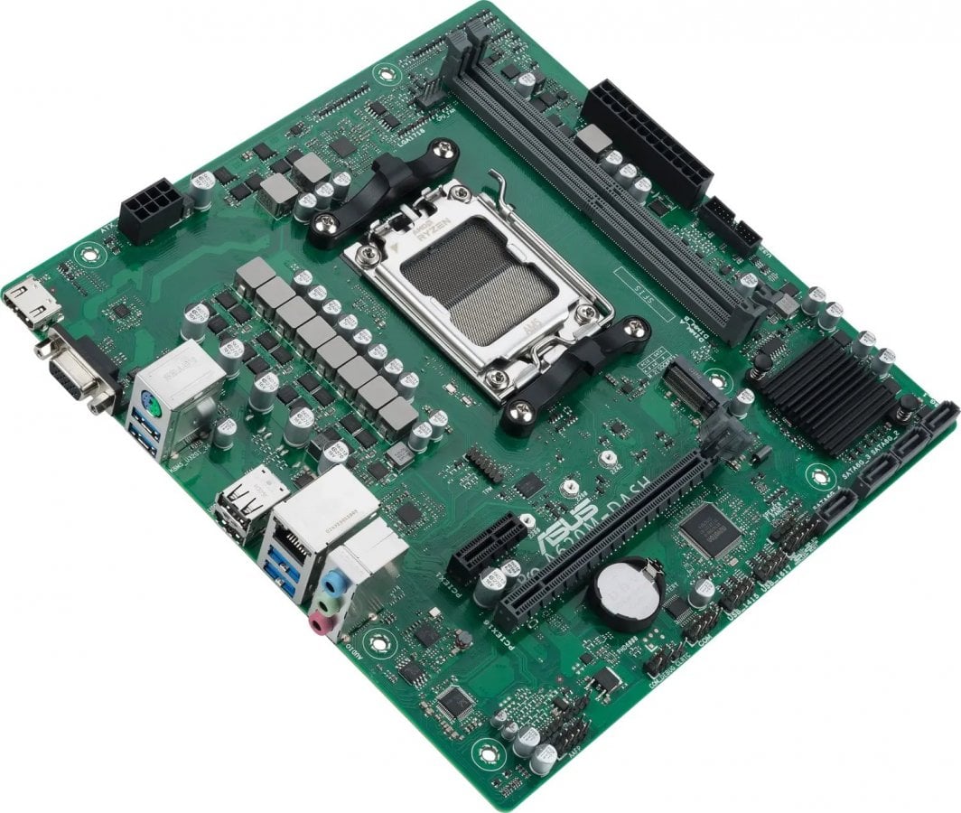 Pllakë amë Asus PRO A620M-DASH-CSM, DDR5, PCIe 4.0 M.2, e zezë